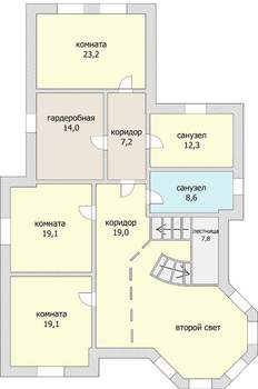 Дом 250м², 2-этажный, участок 0 сот.  