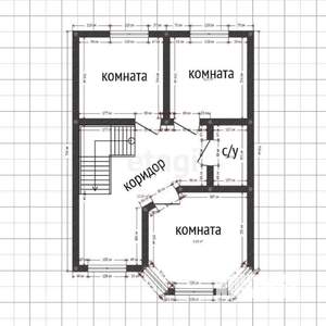 Таунхаус 109м&sup2;, 2-этажный, участок 2 сот.  
