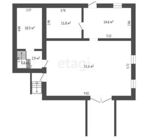 Дом 245м², 2-этажный, участок 3 сот.  