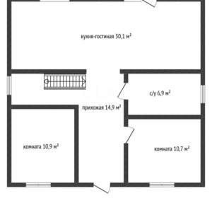 Дача 121м², 2-этажный, участок 5 сот.  