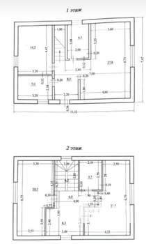 Дом 130м&sup2;, 2-этажный, участок 4 сот.  