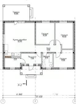 Дом 120м², 1-этажный, участок 5 сот.  
