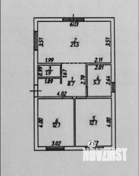Коттедж 65м², 1-этажный, участок 4 сот.  