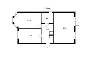 Дом 97м&sup2;, 2-этажный, участок 3 сот.  