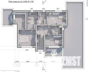 Коттедж 259м², 2-этажный, участок 6 сот.  