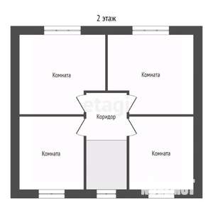 Дом 160м², 2-этажный, участок 4 сот.  
