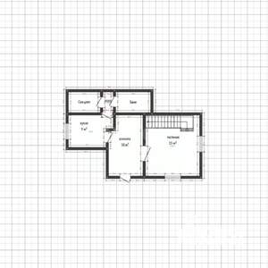 Дом 50м&sup2;, 2-этажный, участок 4 сот.  