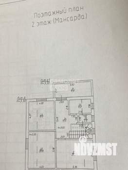 Коттедж 194м&sup2;, 2-этажный, участок 3 сот.  