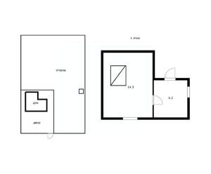 Дом 21м&sup2;, 1-этажный, участок 7 сот.  