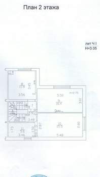Коттедж 126м², 2-этажный, участок 2 сот.  