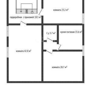 Дом 291м&sup2;, 2-этажный, участок 8 сот.  