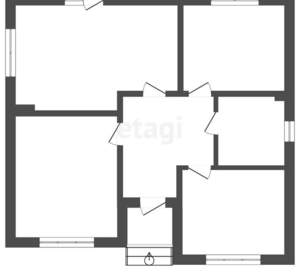 Дом 75м², 1-этажный, участок 7 сот.  