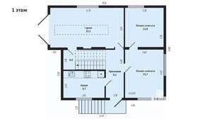 Дом 158м², 2-этажный, участок 4 сот.  