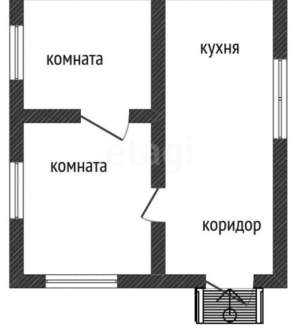 Дом 55м², 2-этажный, участок 4 сот.  