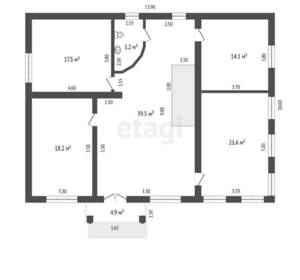 Дом 317м², 2-этажный, участок 10 сот.  