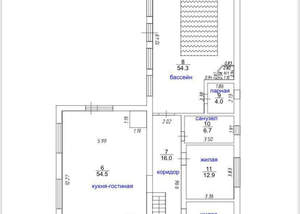 Дом 424м&sup2;, 2-этажный, участок 8 сот.  