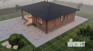 Дом 100м&sup2;, 1-этажный, участок 4 сот.  