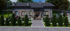 Дом 200м&sup2;, 2-этажный, участок 4 сот.  