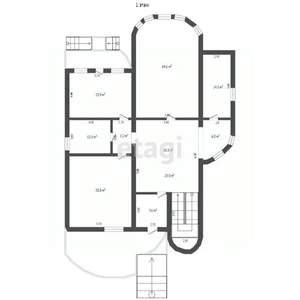 Дом 556м², 3-этажный, участок 10 сот.  