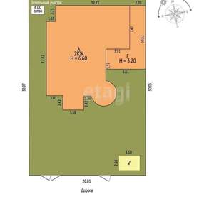 Дом 277м&sup2;, 2-этажный, участок 6 сот.  