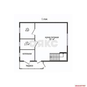 Дом 90м&sup2;, 2-этажный, участок 4 сот.  