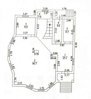 Дом 180м², 2-этажный, участок 6 сот.  