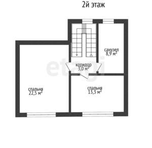 Дом 156м², 2-этажный, участок 11 сот.  