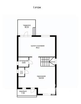 Дом 243м&sup2;, 2-этажный, участок 5 сот.  