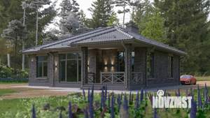 Дом 120м², 1-этажный, участок 8 сот.  