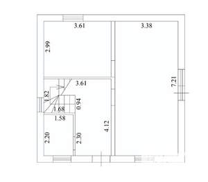 Дом 120м², 2-этажный, участок 4 сот.  