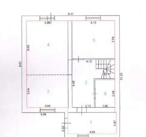 Дом 130м², 2-этажный, участок 5 сот.  