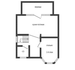 Дом 175м&sup2;, 2-этажный, участок 4 сот.  