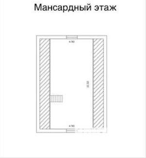 Коттедж 124м², 1-этажный, участок 4 сот.  