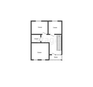 Дом 155м², 2-этажный, участок 3 сот.  