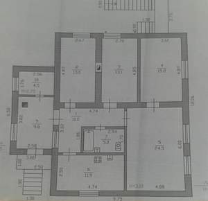 Дом 231м², 1-этажный, участок 8 сот.  
