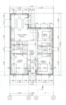 Дом 105м², 1-этажный, участок 4 сот.  