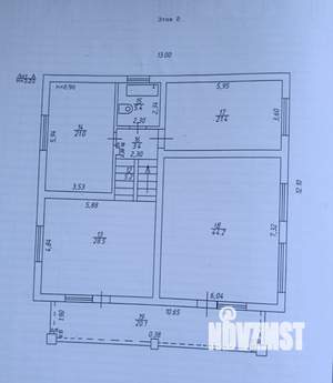 Дом 528м², 3-этажный, участок 8 сот.  