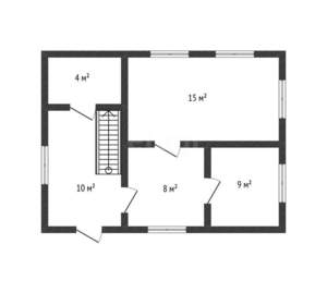 Дом 85м&sup2;, 1-этажный, участок 4 сот.  