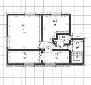 Дом 226м², 3-этажный, участок 2 сот.  