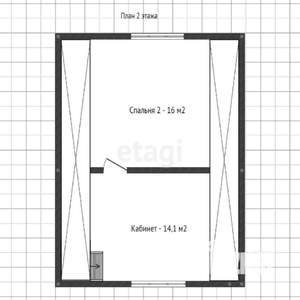 Дом 117м², 2-этажный, участок 6 сот.  