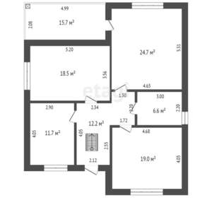 Дом 156м², 1-этажный, участок 5 сот.  