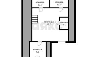 Дом 162м&sup2;, 2-этажный, участок 8 сот.  