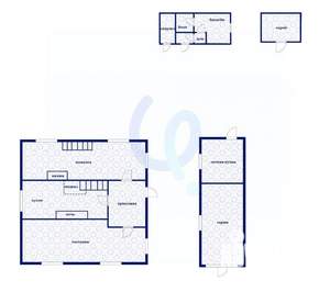 Дом 101м&sup2;, 2-этажный, участок 7 сот.  