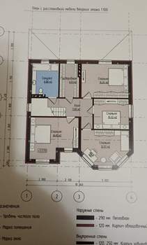 Дом 180м&sup2;, 2-этажный, участок 3 сот.  
