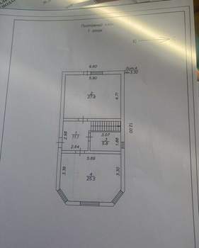 Дом 194м², 3-этажный, участок 3 сот.  