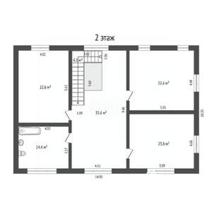 Дом 330м², 2-этажный, участок 7 сот.  