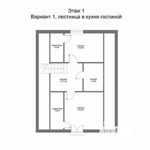 Коттедж 140м², 2-этажный, участок 4 сот.  