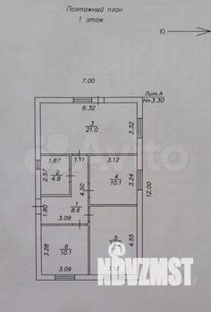 Дача 100м², 1-этажный, участок 4 сот.  