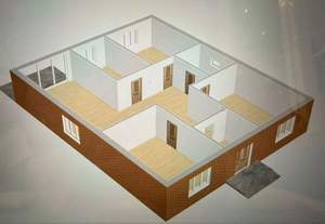 Дом 180м&sup2;, 1-этажный, участок 7 сот.  