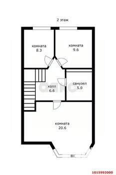 Таунхаус 105м&sup2;, 2-этажный, участок 1 сот.  